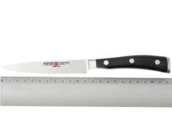 Wüsthof Classic IKON Utility Knife 12 Cm (4.5") 9 Wüsthof Classic IKON Utility Knife 12 Cm (4.5") -Knives Discount Store WU4086 12 04 wusthof classic ikon black wu4086 12 officemes d4