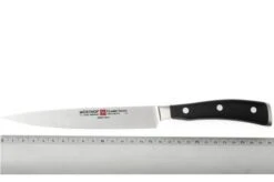 Wüsthof Classic IKON Carving Knife 16 Cm (6") 9 Wüsthof Classic IKON Carving Knife 16 Cm (6") -Knives Discount Store WU4506 16 04 wusthof classic 4506 16 vleesmes d4