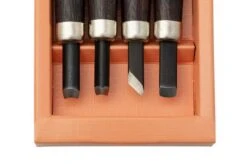 Yoshiharu H-4 Japanese Wood Carving Knives, Set Of 4 -Knives Discount Store YSH 002 03 yoshiharu